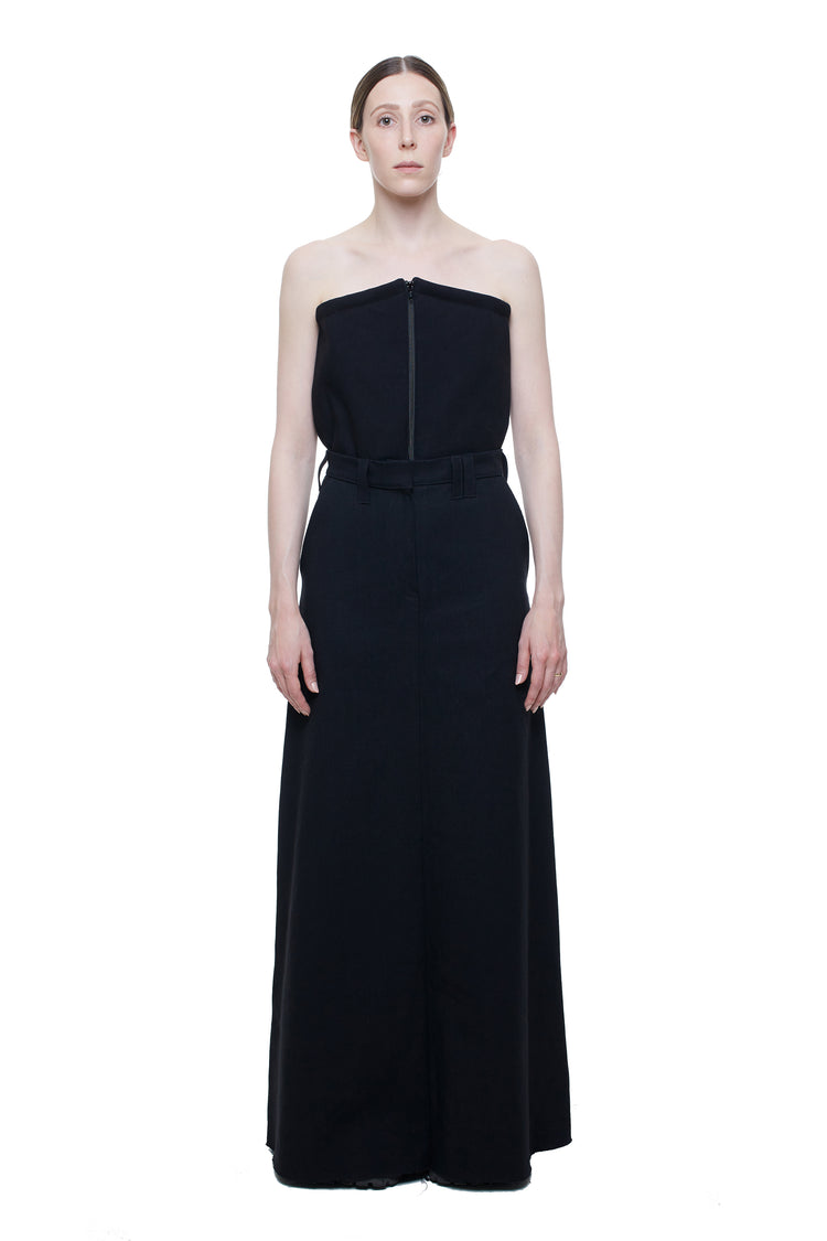 DENIM BUSKIRT