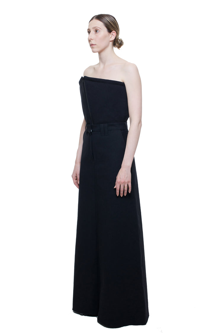 DENIM BUSKIRT