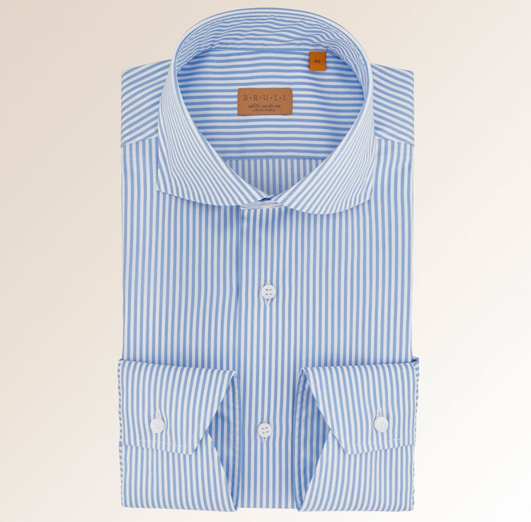 Twill Natural Stretch Stripes Shirt - 30339/45