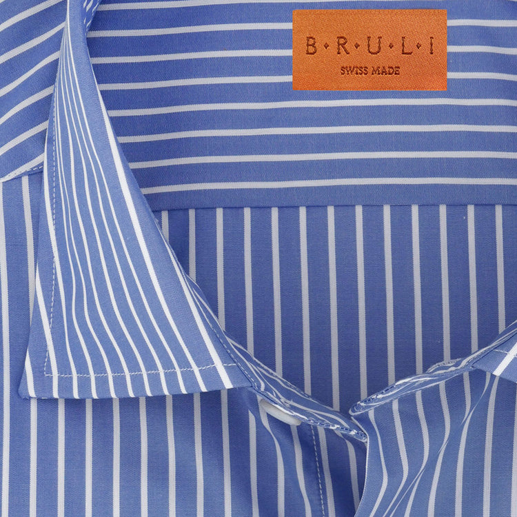 Popeline Stripes Blue Shirt - 30546/41