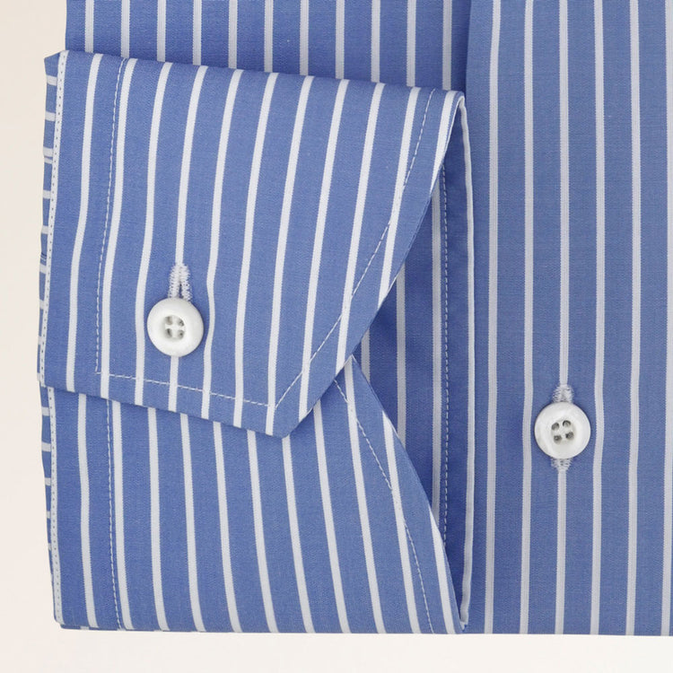 Popeline Stripes Blue Shirt - 30546/41