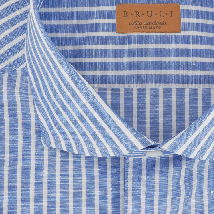 Flax Stripes Blue Shirt - 30548/41