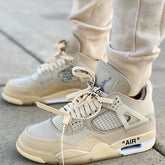 Jordan 4 Retro X Off-White "Sail" (W)